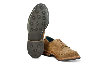 Bourton Country Shoe - Burnt Sugar Olivvia Nubuck - R E Tricker Ltd