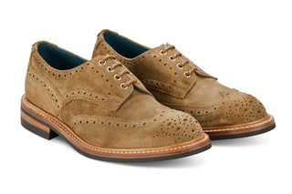 Bourton Country Shoe - Burnt Sugar Olivvia Nubuck - R E Tricker Ltd