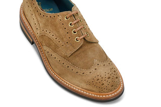 Bourton Country Shoe - Burnt Sugar Olivvia Nubuck - R E Tricker Ltd
