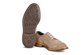 Bourton Country Shoe - Caribou Suede - R E Tricker Ltd