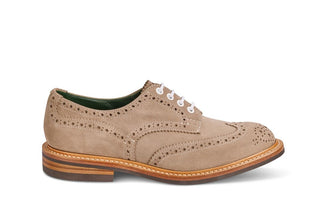 Bourton Country Shoe - Caribou Suede - R E Tricker Ltd