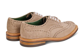 Bourton Country Shoe - Caribou Suede - R E Tricker Ltd