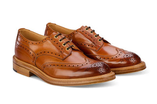 Bourton Country Shoe - Chestnut Burnished - R E Tricker Ltd