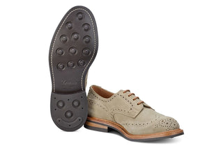 Bourton Country Shoe - Chino Castorino Suede - R E Tricker Ltd