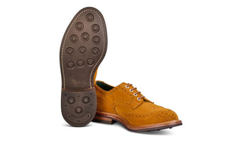 Bourton Country Shoe - Curry Suede - R E Tricker Ltd