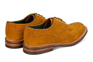 Bourton Country Shoe - Curry Suede - R E Tricker Ltd