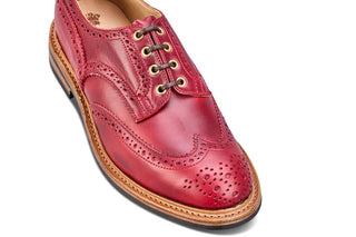 Bourton Country Shoe - Lollipop Red - R E Tricker Ltd