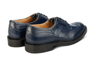 Bourton Country Shoe - Navy - R E Tricker Ltd