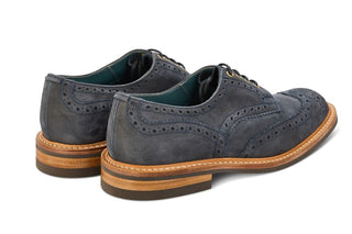 Bourton Country Shoe - Navy Olivvia Nubuck - R E Tricker Ltd