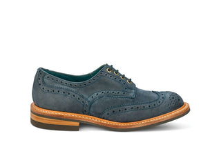 Bourton Country Shoe - Navy Olivvia Nubuck - R E Tricker Ltd
