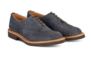 Bourton Country Shoe - Navy Olivvia Nubuck (6 Fitting)