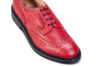 Bourton Country Shoe - Red Scotch Grain - R E Tricker Ltd