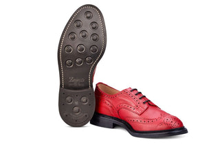 Bourton Country Shoe - Red Scotch Grain - R E Tricker Ltd