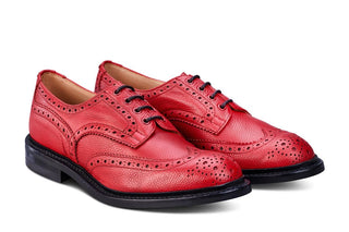 Bourton Country Shoe - Red Scotch Grain - R E Tricker Ltd