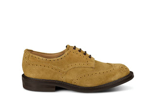 Bourton Country Shoe - Roma Rough Out Suede - R E Tricker Ltd