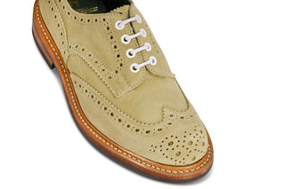 Bourton Country Shoe - Sage Suede - R E Tricker Ltd