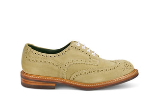 Bourton Country Shoe - Sage Suede - R E Tricker Ltd