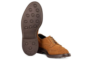 Bourton Country Shoe - Whiskey Hydro Nubuck - R E Tricker Ltd