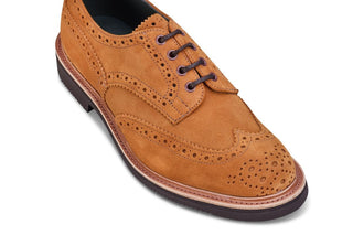 Bourton Country Shoe - Wicker Suede - R E Tricker Ltd