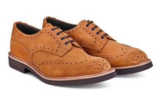 Bourton Country Shoe - Wicker Suede - R E Tricker Ltd