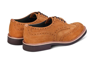 Bourton Country Shoe - Wicker Suede - R E Tricker Ltd
