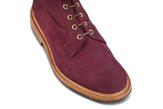 Burford Country Boot - Blackberry Hydro Nubuck - R E Tricker Ltd