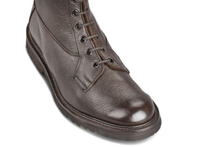 Burford Country Boot - Brown Olivvia Deerskin - R E Tricker Ltd