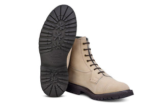 Burford Country Boot - Stone Suede - R E Tricker Ltd