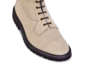 Burford Country Boot - Stone Suede - R E Tricker Ltd