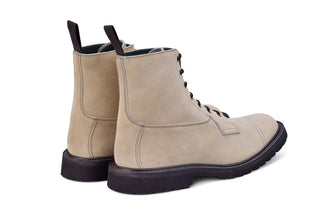 Burford Country Boot - Stone Suede - R E Tricker Ltd