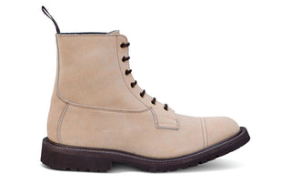 Burford Country Boot - Stone Suede - R E Tricker Ltd