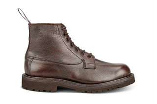 Camilla Derby Boot - Olivvia Deerskin - Brown