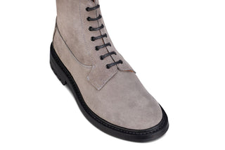 Camilla Derby Boot - Repello Suede - Grey - R E Tricker Ltd