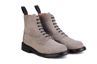 Camilla Derby Boot - Repello Suede - Grey - R E Tricker Ltd