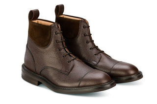 Charles Padded Boot - Brown Olivvia Scotch Grain