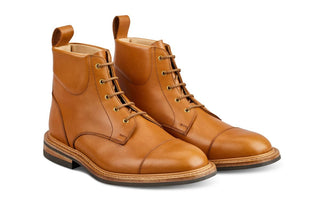 Charles Padded Boot - Gold - R E Tricker Ltd