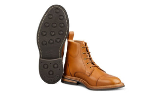 Charles Padded Boot - Gold - R E Tricker Ltd