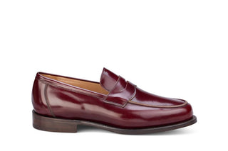 Chicago Penny Loafer - Burgundy Bookbinder - R E Tricker Ltd