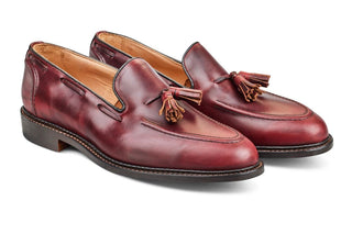 Elton Tassel Loafer - Burgundy Cutter - R E Tricker Ltd