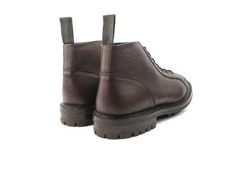 Ethan Monkey Boot - Dark Brown Olivvia Scotch Grain - R E Tricker Ltd