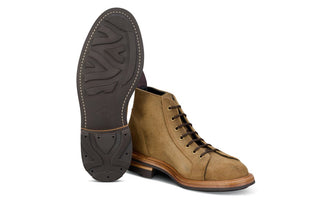Ethan Monkey Boot - Peanut Reverse Suede