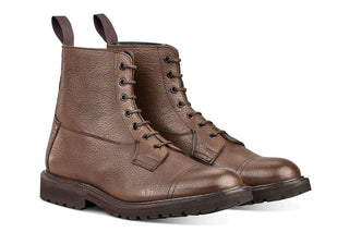 Grassmere Country Boot - Espresso Olivvia Shrunken Grain - R E Tricker Ltd