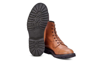Grassmere Country Boot - Tan Zonta Calf - R E Tricker Ltd