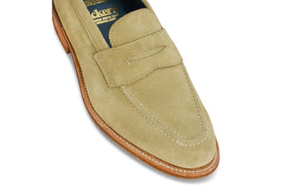 Havard Penny Loafer - Sage Suede - R E Tricker Ltd