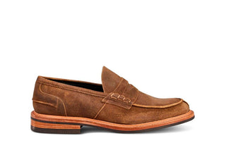 James Penny Loafer - Peanut Reverse Suede