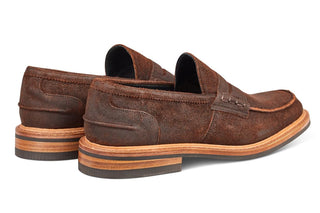 James Penny Loafer - Ridge Reverse Suede - R E Tricker Ltd