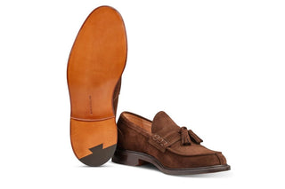 Jamie Tassel Loafer - Chocolate - R E Tricker Ltd