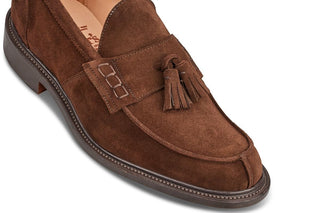 Jamie Tassel Loafer - Chocolate - R E Tricker Ltd