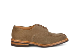 Kilsby Derby Shoe - Visone Repello Suede - R E Tricker Ltd
