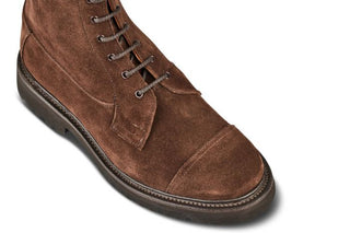 Lucia Super Boot - Cafe Suede - R E Tricker Ltd